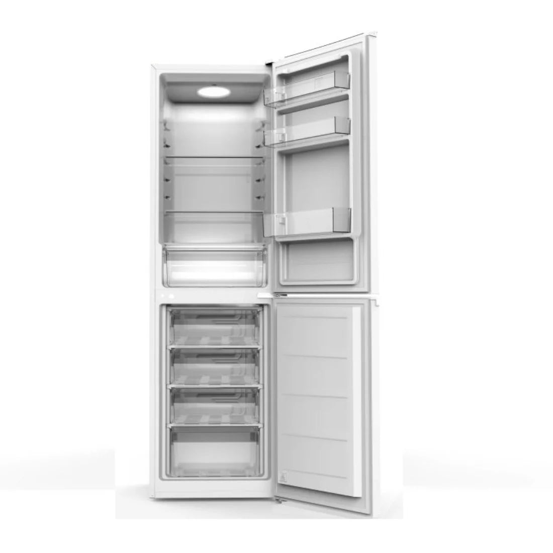 NASCO Refrigerateur Combine - 260 L - 4 TIROIRS - AVEC CLE – SNASD2-350