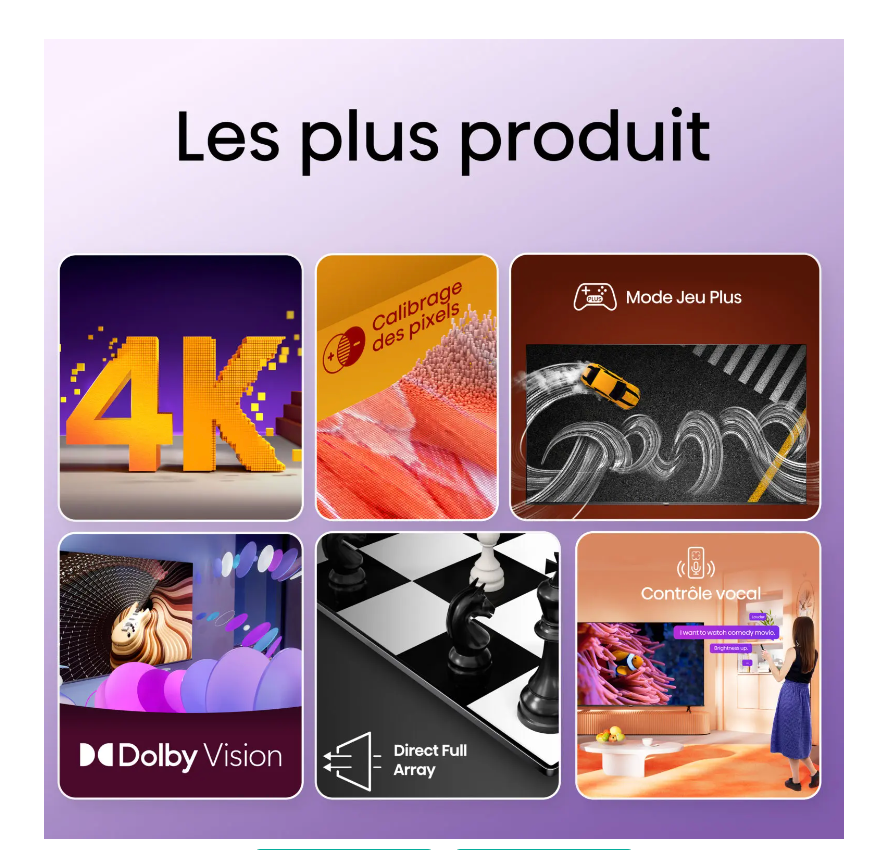 HISENSE TV LED SMART VIDAA 58'' - 4K UHD - GAME MODE - NETFLIX - YOUTUBE - 58A6K / 58A6N