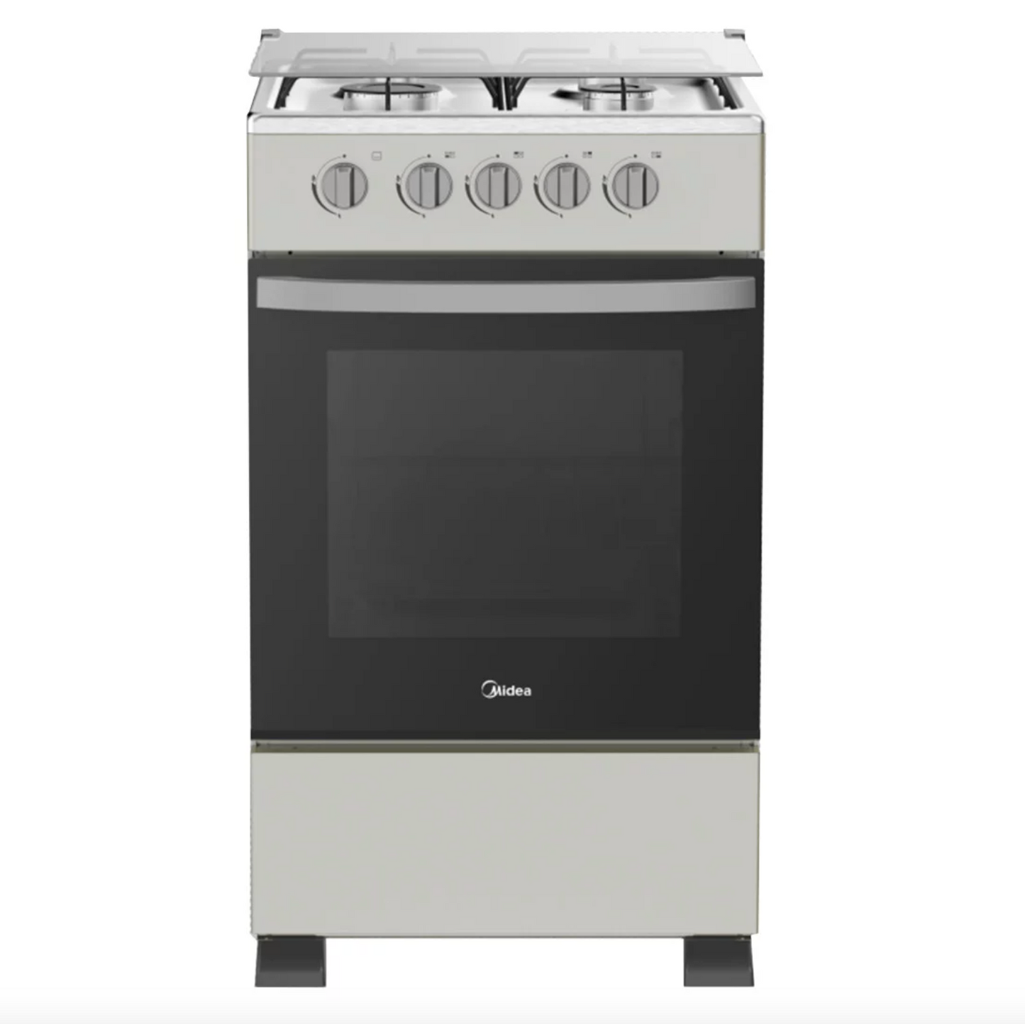 Midea Gazinière - 4 Feux - 50 x 55 - Vitre – SP5055T082-B | SP5055T082-S