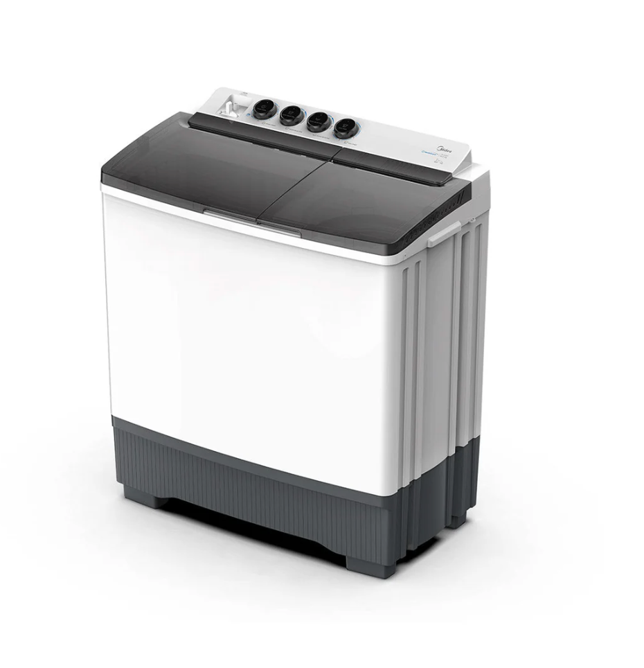 MIDEA MACHINE A LAVER - 10KG - TWIN-TUB - SEMI-AUTO. - BLANC - MT100W100/WG