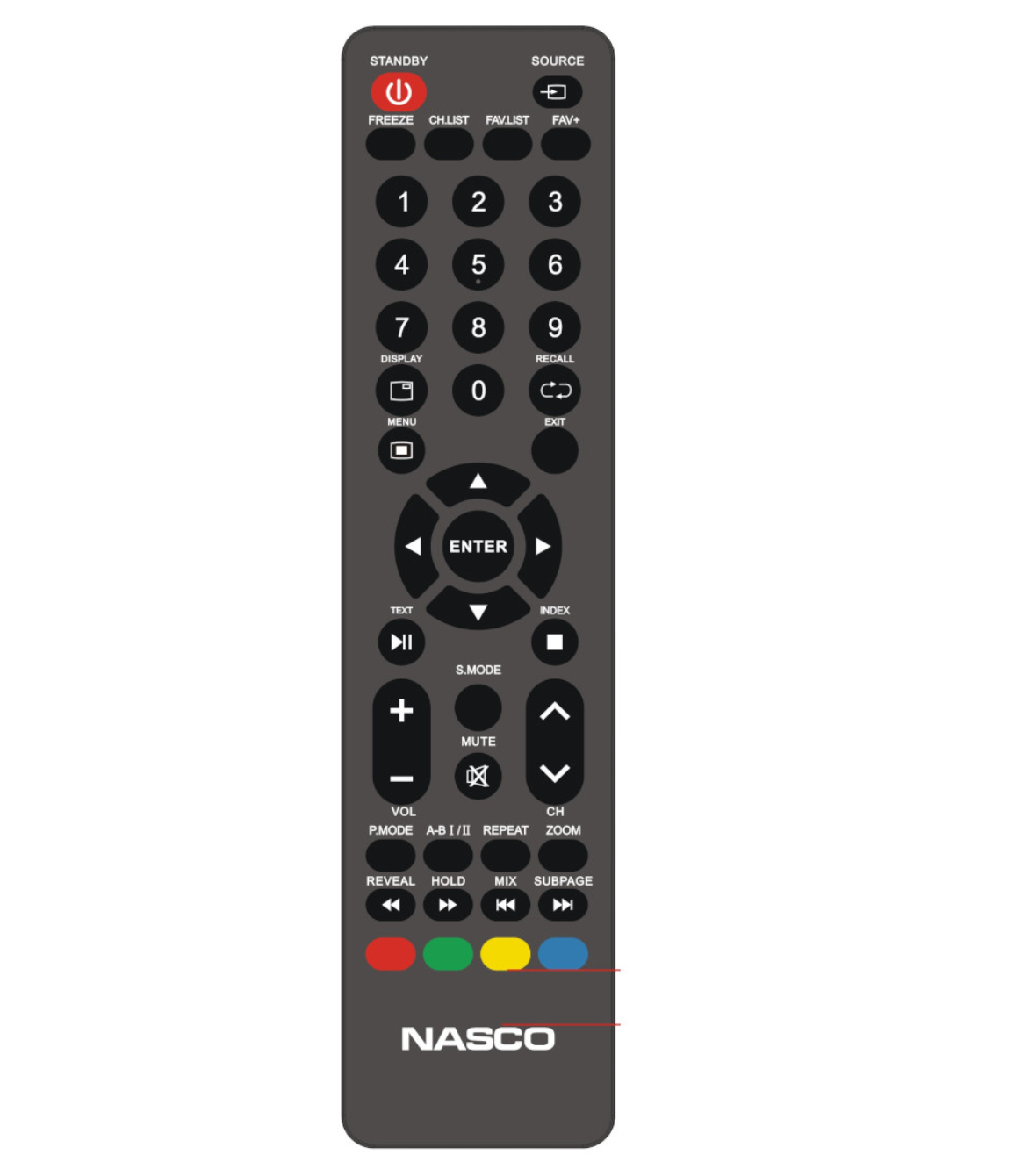 NASCO SLIM TV LED 32'' - AVEC DECODEUR- ENERGY SAVING - NAS-J32FBFL