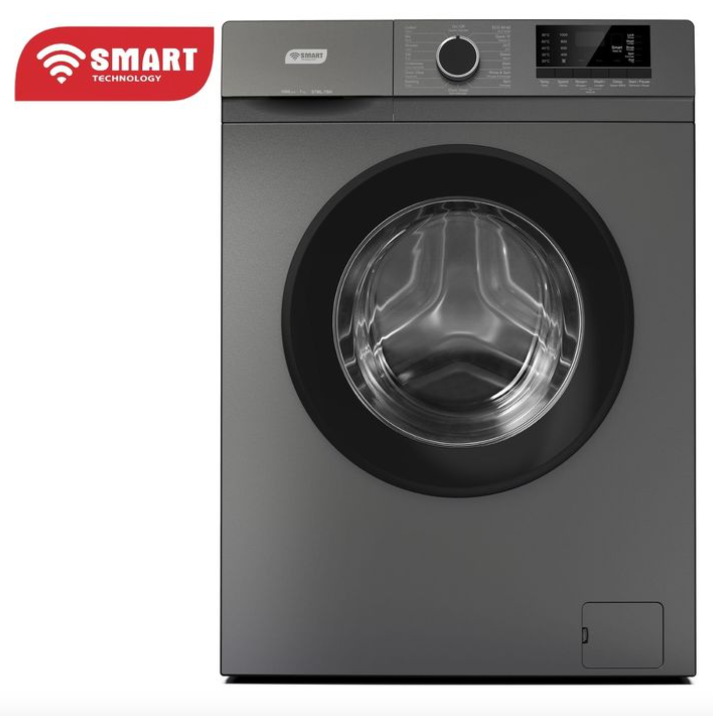 SMART TECHNOLOGY Machine À Laver - 7Kg - Automatique - Gris - STML-7SH