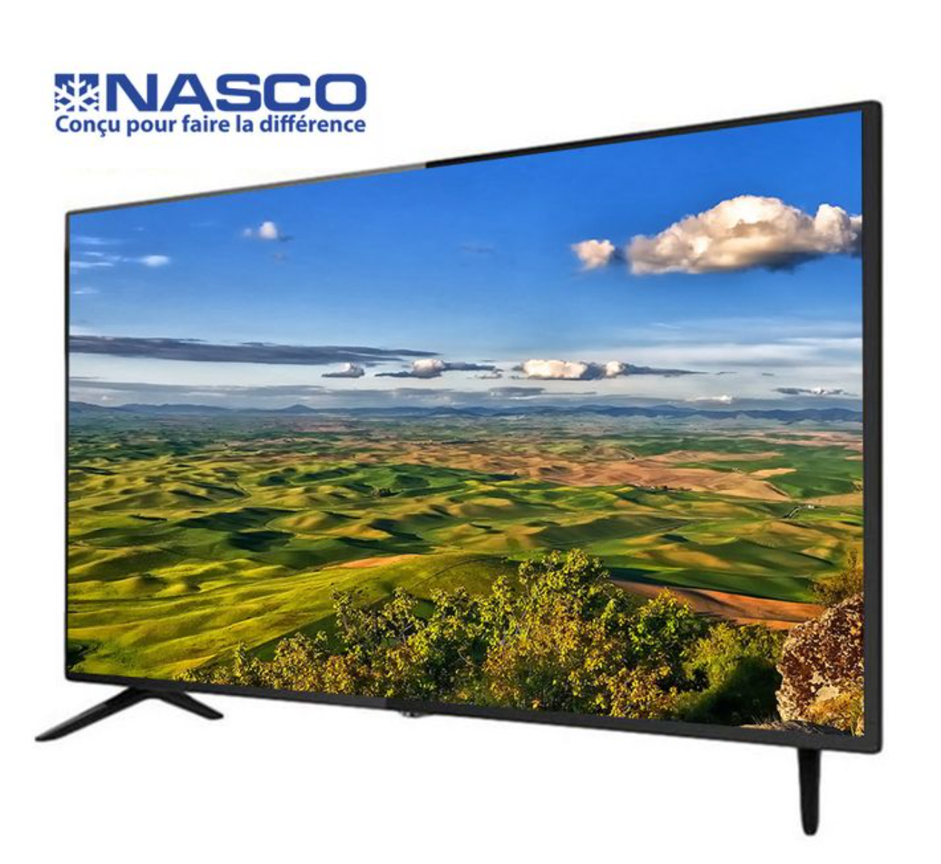 NASCO SLIM TV LED 32'' - SANS DECODEUR - 3HDMI - 2USB - NAS-J32FBFL-A