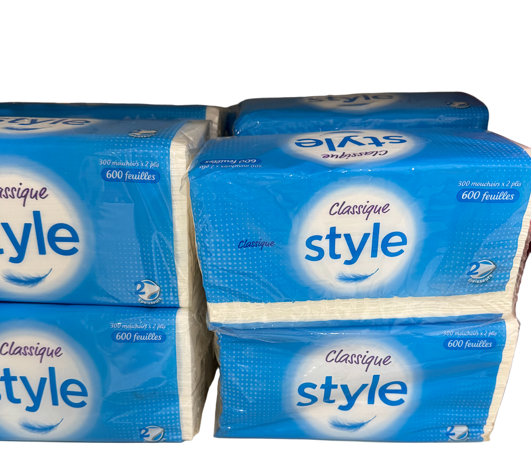 Style Classic Mouchoirs 600 feuilles