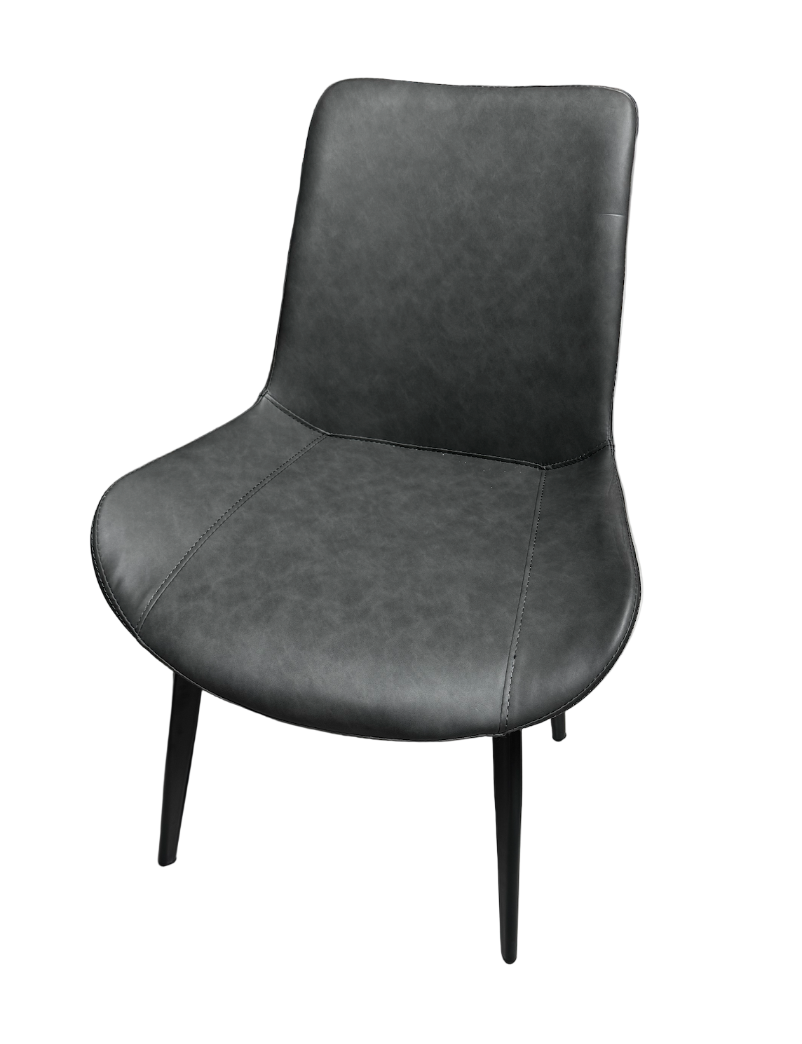 Table A Manger Marbre + 4 Chaises - Gris