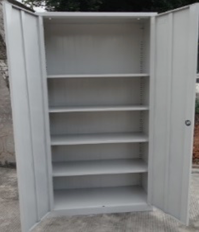 ARMOIRE DE BUREAU HAUTE EN ACIER - 2 PORTES - MK-W008