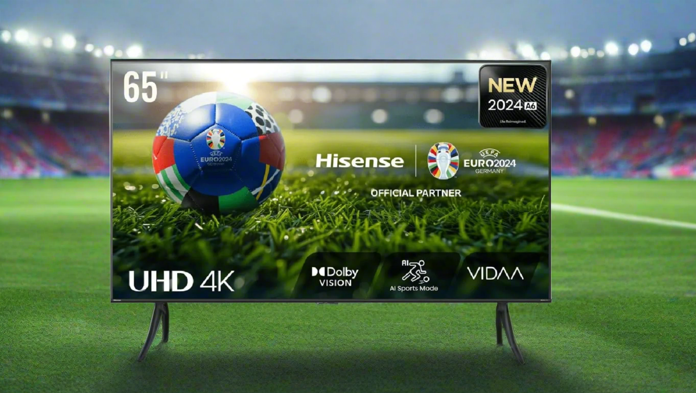 HISENSE TV LED SMART VIDAA 65'' - 4K Ultra HD - NETFLIX/YOUTUBE - 65A6Q (Modèle 2025)