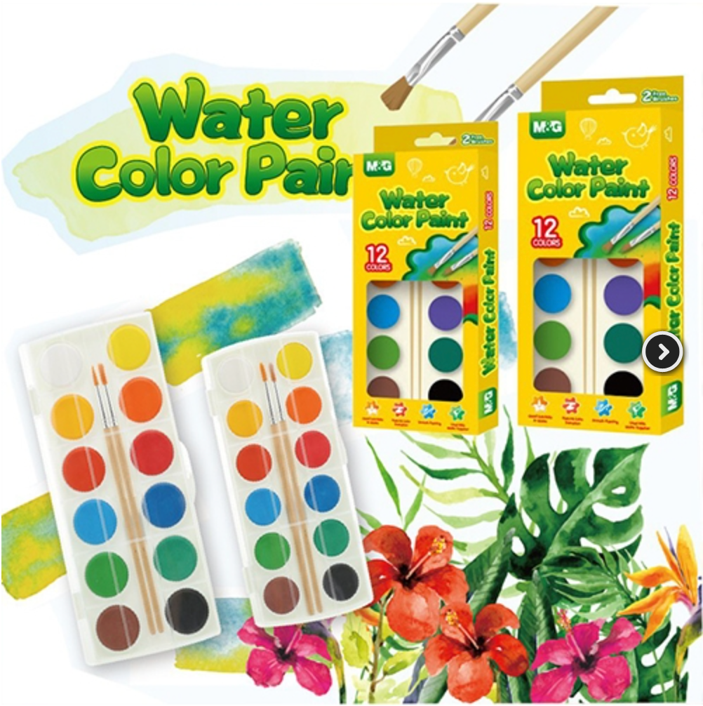 M&G Peinture à Eau - 12 couleurs