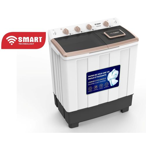 SMART MACHINE A LAVER - 7KG - SEMI-AUTO - BLUE/BLANC - STMLS-7H / STMLS-7BH