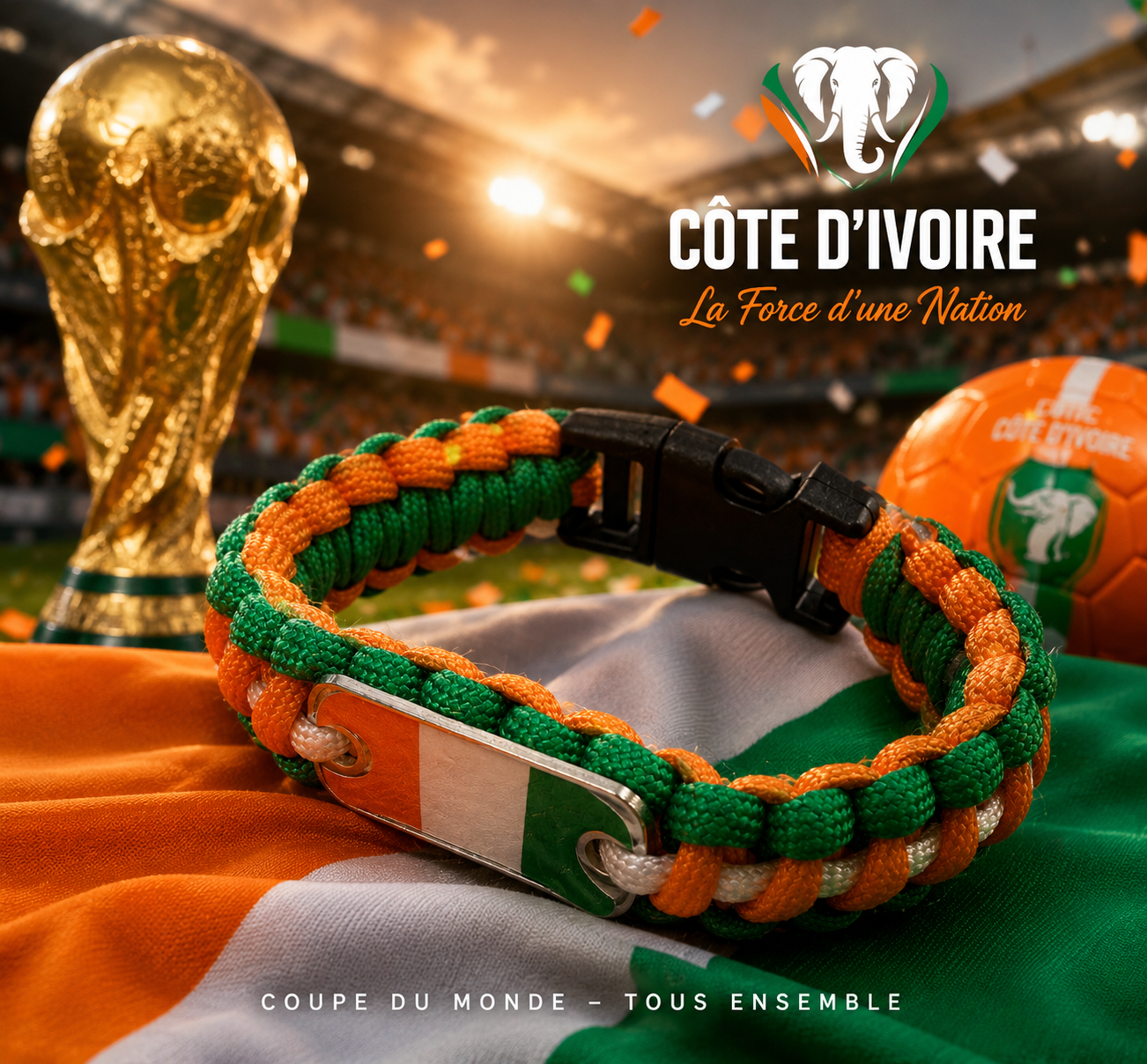 Bracelet Cote D'ivoire