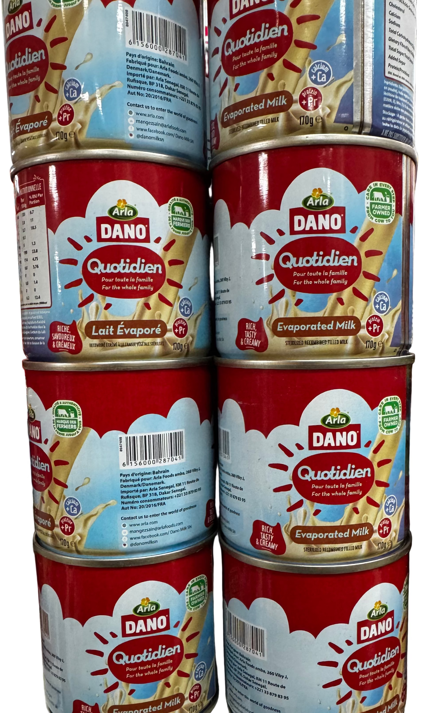 Dano Lait Évaporé - 170g / 410g