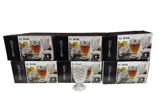 Tasses en verre - Nile Glass - pack de 6