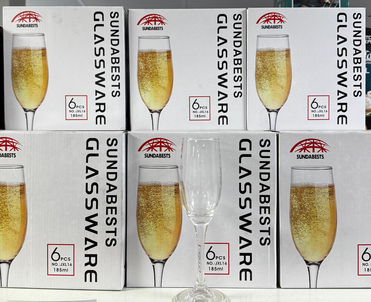 Verre de Champagne - Sundabests - pack de 6