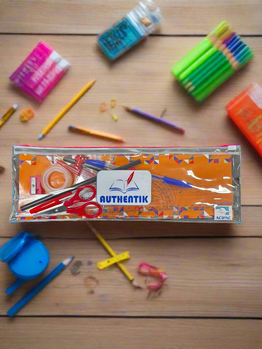 Trousse d'école Authentik - petit / grand