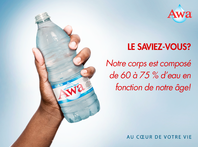 Awa Eau Minérale 0,5 L - Pack of 9