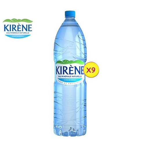 Kirène Eau Minérale 1,5 L – Pack of 9