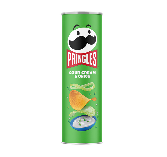 PRINGLES® SOUR CREAM & ONION CRISPS 165g