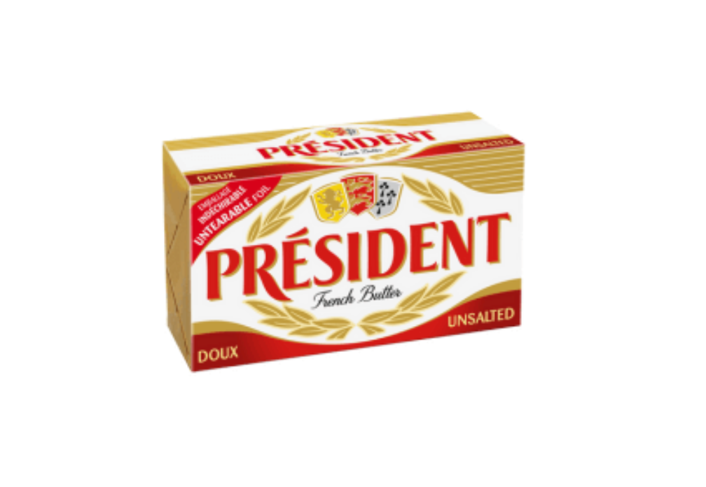 Beurre Président non salé 200g