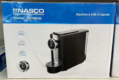 NASCO MACHINE À CAFÉ À CAPSULE – CAFE_CM7000-GS