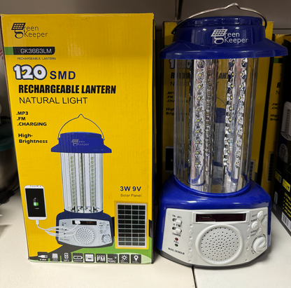 Green Keeper Rechargeable Lantern 120 SMD