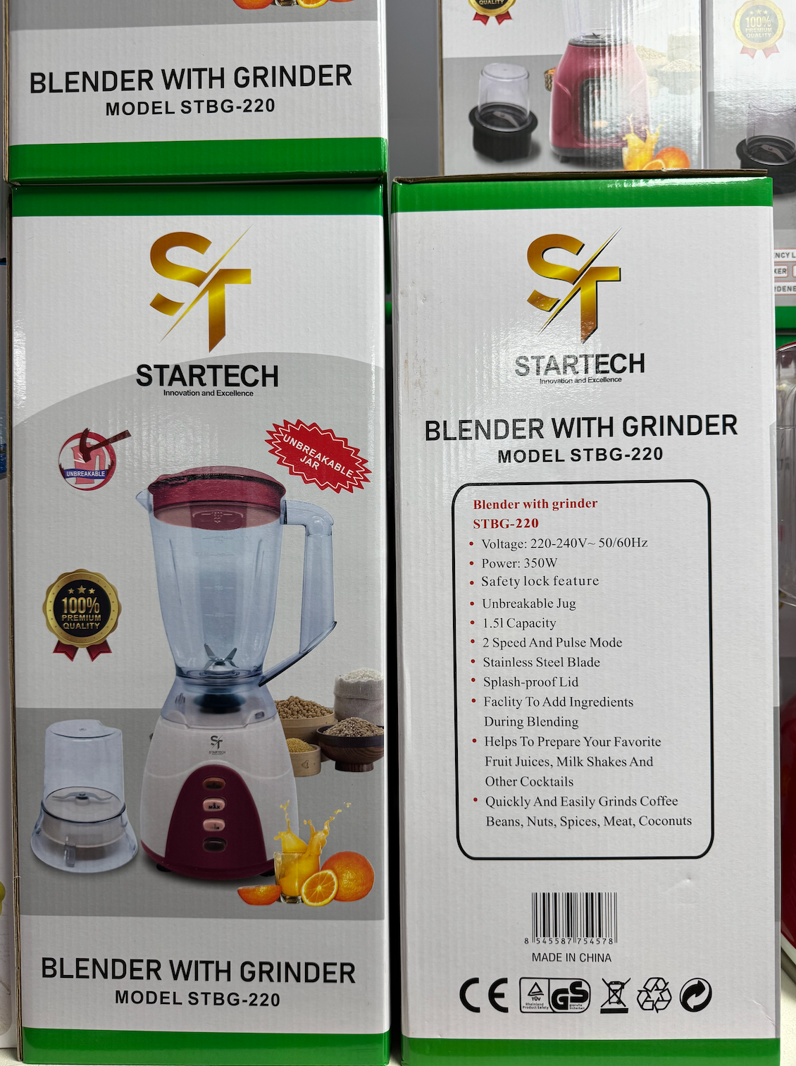 STARTECH Mixeur Blender - STBG-220