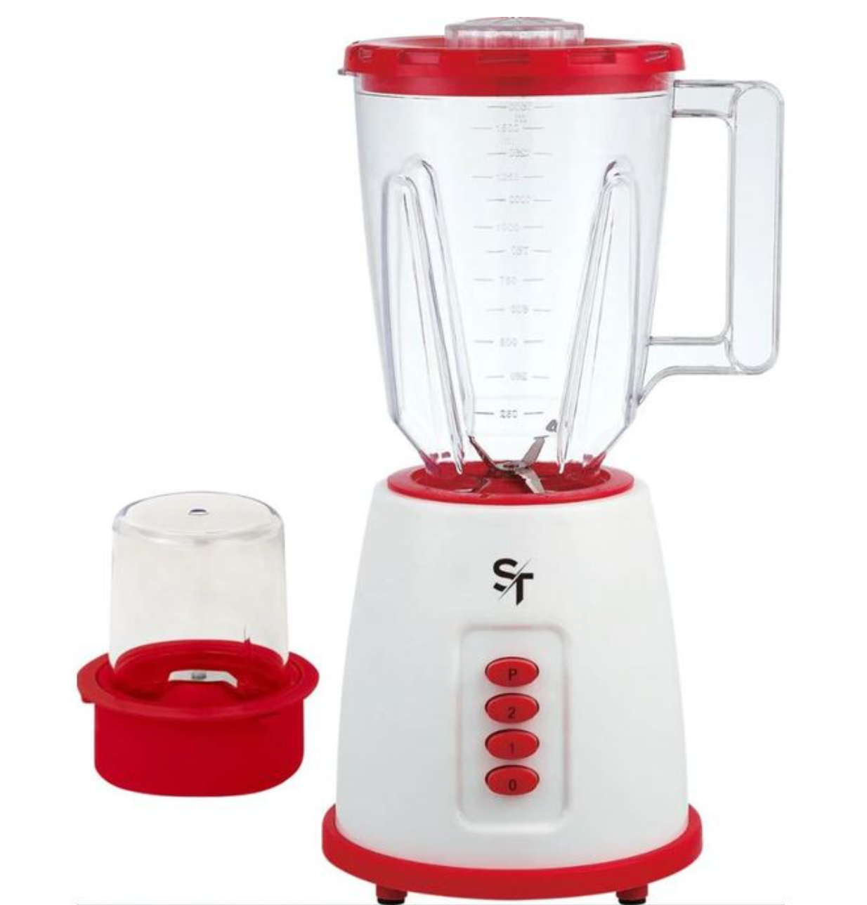 STARTECH Mixeur Blender Avec Moulin Bols STBG-101- 1.5L - Rouge