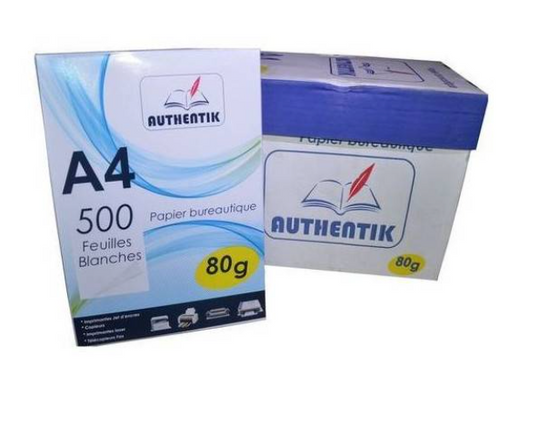 PAPIER RAM AUTHENTIC A4 BLANC 80G