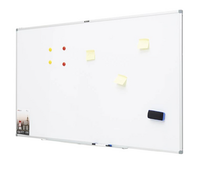 M&G Whiteboard Dry-Erase Magnetic with Markers 90X180Cm