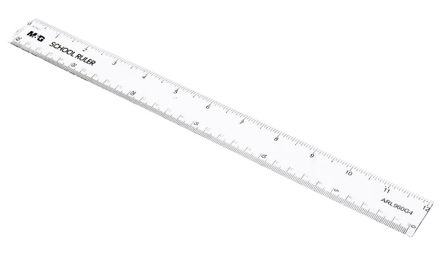 M&G ARL960G4 Plastic Ruler School Office 30cm