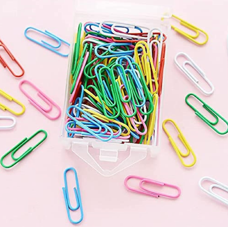 M&G ABS91699 Colorful Paper Clips 100 pcs