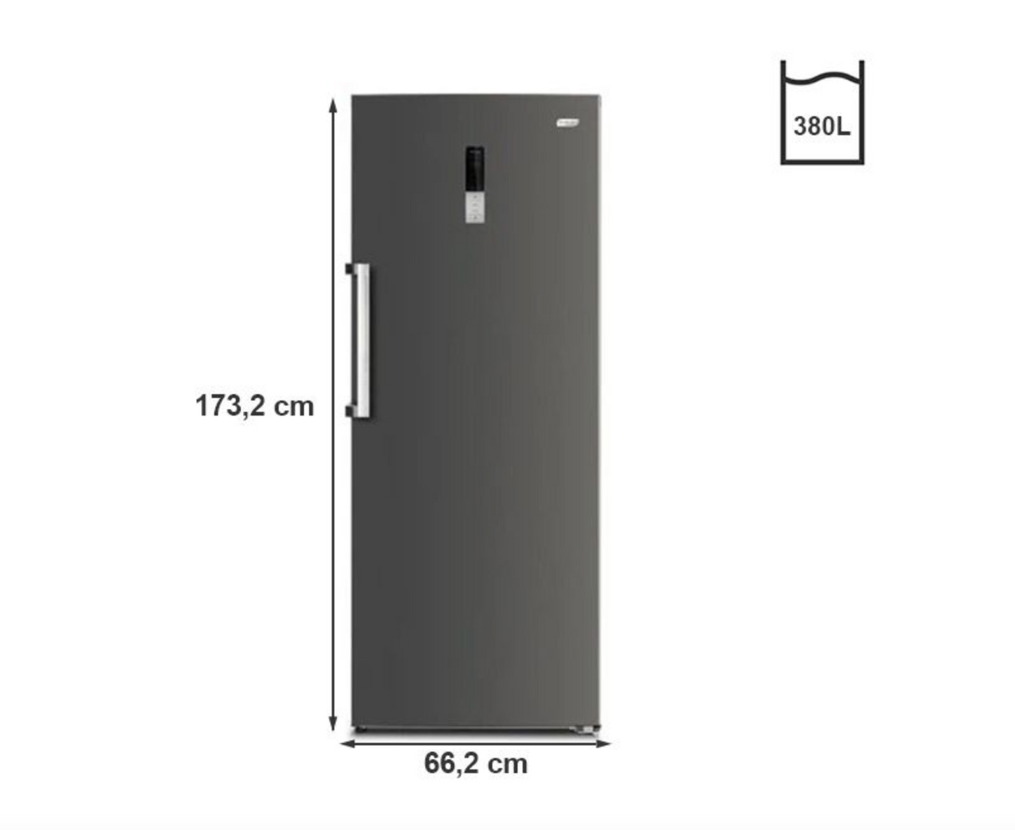 SMART TECHNOLOGY Congélateur Vertical - 7 Tiriois - 380 L - STCD-899NFM