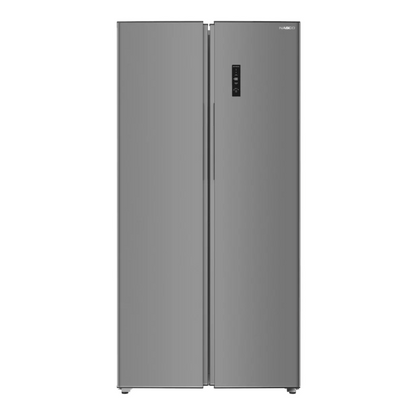 NASCO REFRIGERATEUR AMERICAIN - 2 PORTES - 400 L - GRIS FONCE - SNASF2-62