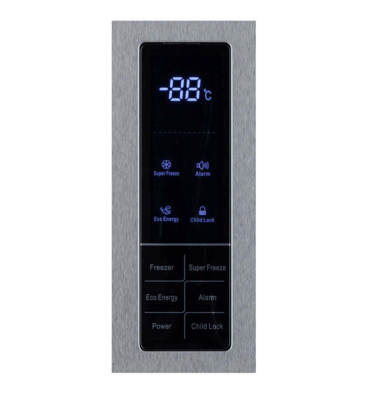 HISENSE Congélateur Vertical - 260 L - 7 Tiroirs - Gris - No Frost - RS-34WC4SA