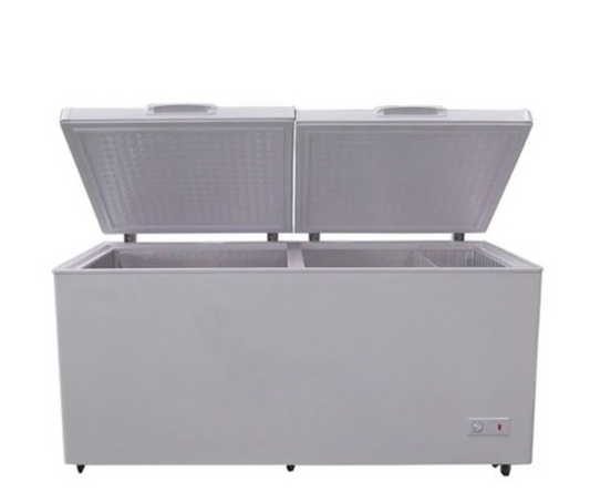 NASCO CONGELATEUR HORIZONTAL - AVEC CLE - 550 L - ARGENT FONCE - NAS-550FL-DD-DS