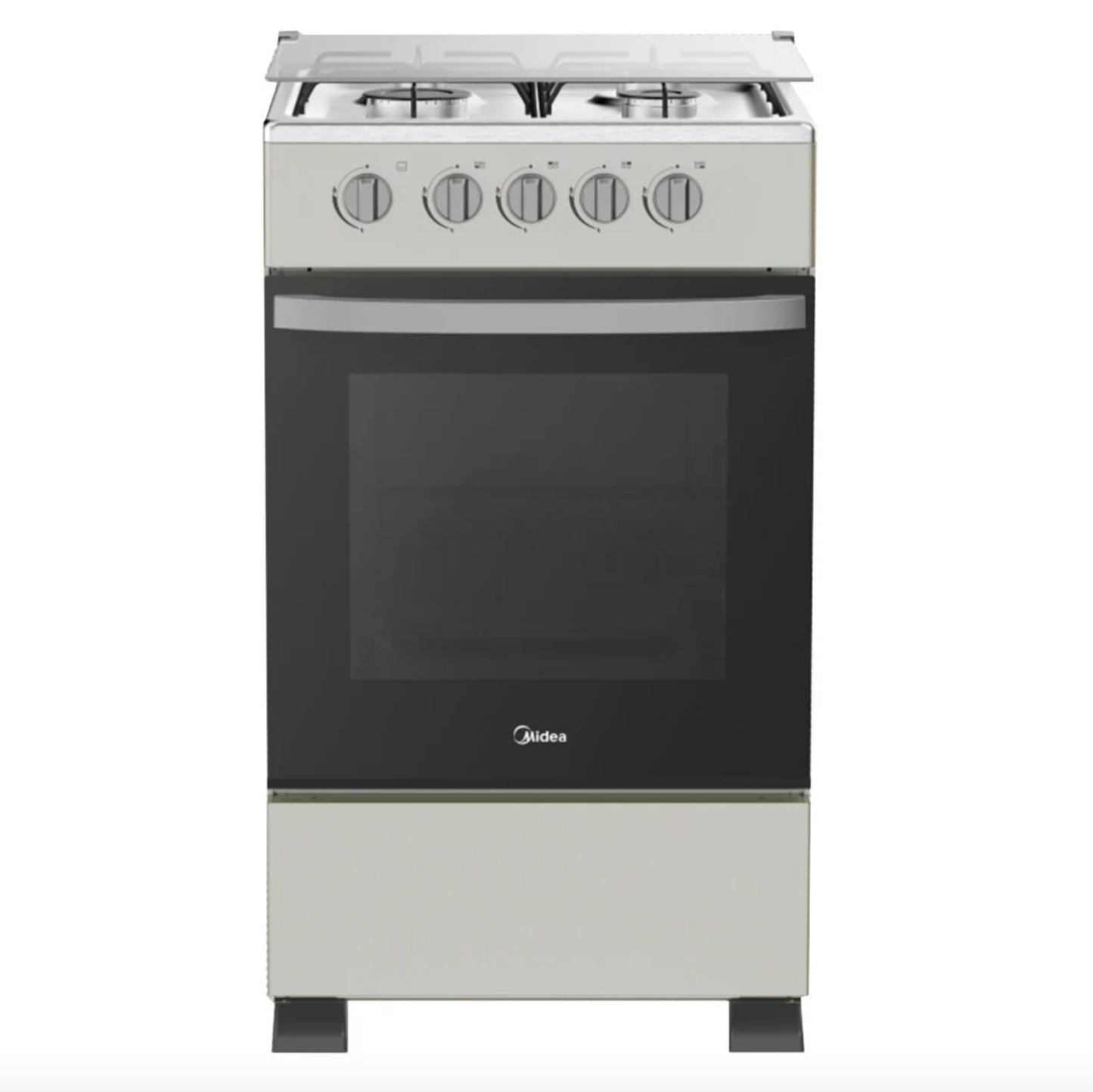 Midea Gazinière 4 Feux - 50 x 55 - Vitre – SP5055T082-B | SP5055T082-S