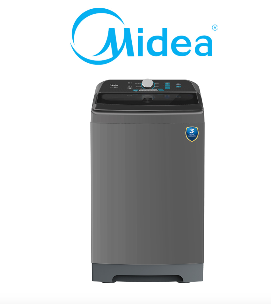 MIDEA MACHINE A LAVER - 15KG - TWIN-TUB - GRIS - AUTO. - MA500W150/G