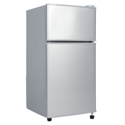 NASCO REFRIGERATEUR - 2 PORTES - 105 L - ECONOMIE D'ENERGIE - GRIS - NASF2-105FL