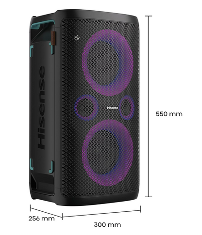 HISENSE PARTY SPEAKER SYSTEM - 300W - KARAOKE - HP110