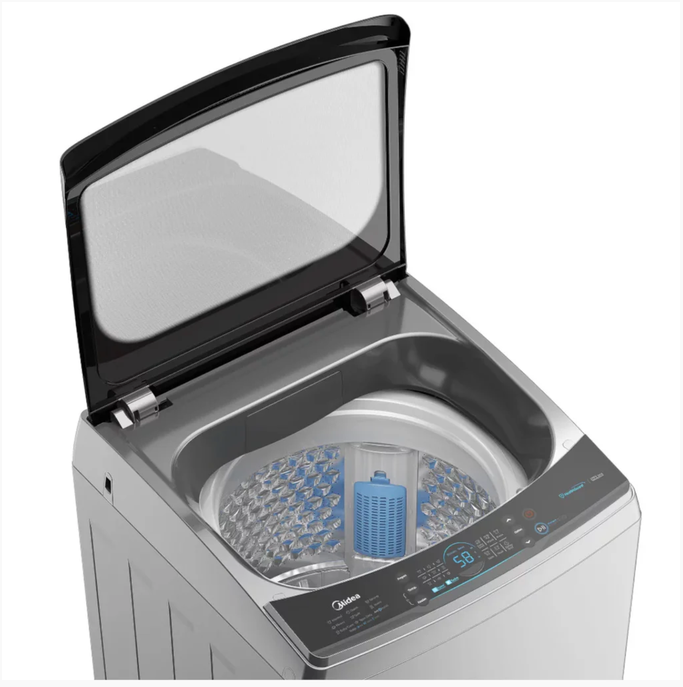 MIDEA MACHINE A LAVER - 10.5KG - TOP LOAD - GRIS - HEALTHGUARD - HYGIENE + - MA200W105/G