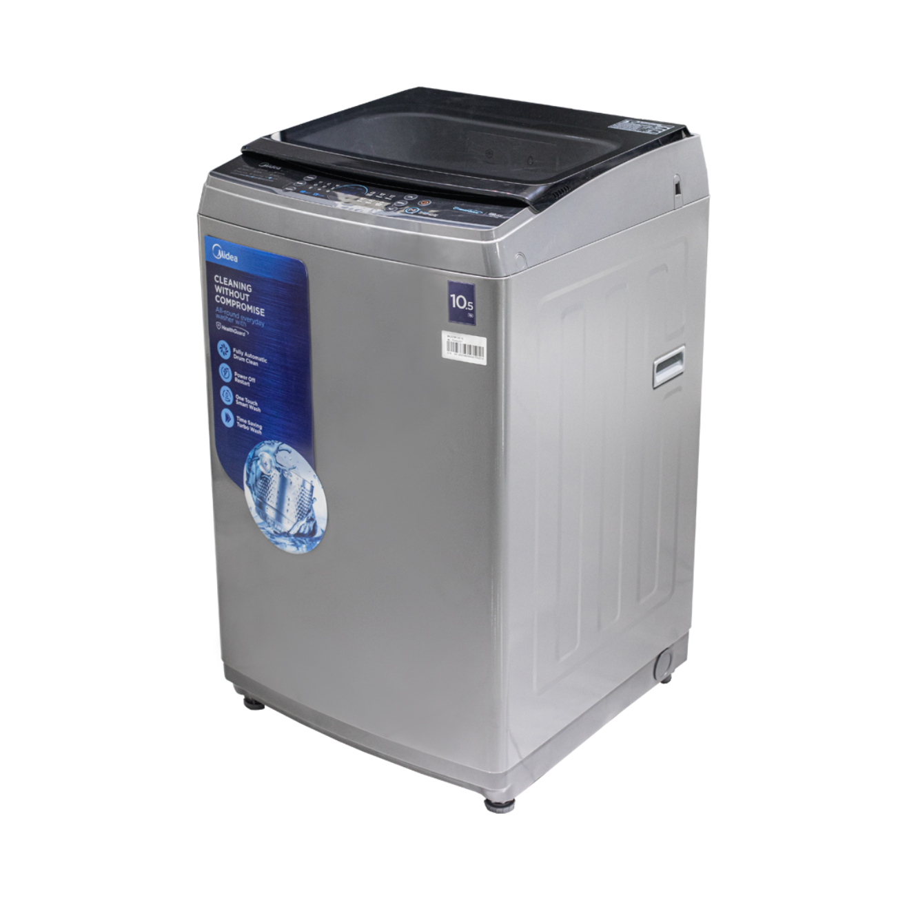 MIDEA MACHINE A LAVER - 10.5KG - TOP LOAD - GRIS - HEALTHGUARD - HYGIENE + - MA200W105/G