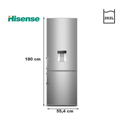 HISENSE RÉFRIGÉRATEUR - DIST.D'EAU - A+ - 262 L –  RD-35DC4SB