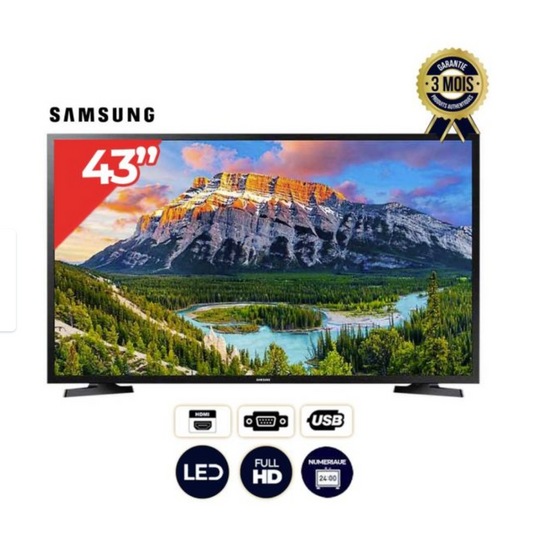 SAMSUNG HD TV LED 43’’ - FULL HD - SATELLITE - UA43N5000AUXLY