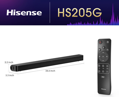 HISENSE BARRE DE SON SANS FIL - HS205G