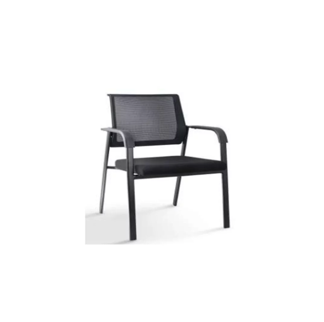 CHAISE VISITEUR 55x56x85cm NOIR REF Q888