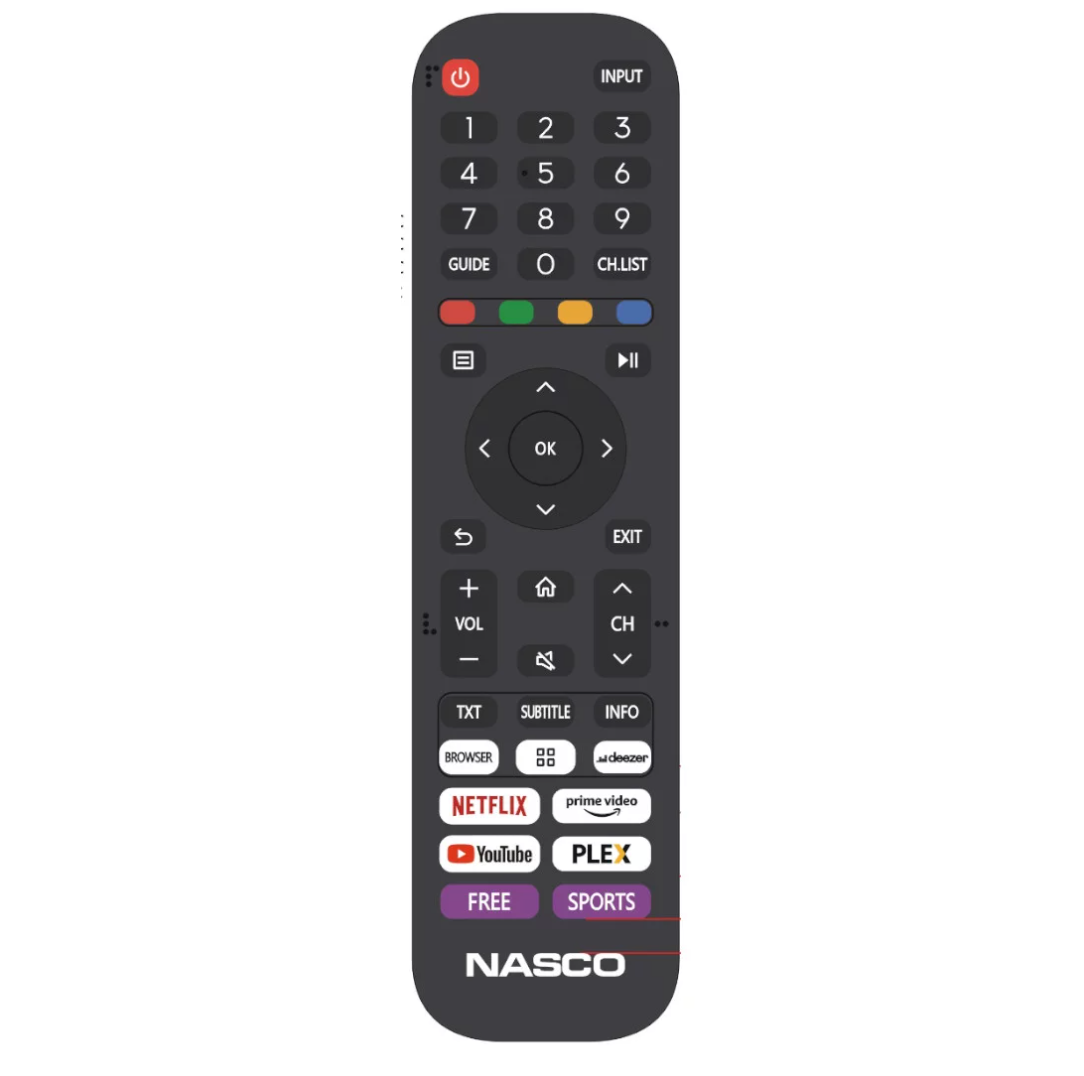 NASCO TV SMART LED VIDAA 55'' - 4K UHD - NETFLIX - WIFI - NAS-J55FUS-VID