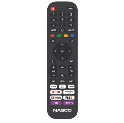 NASCO TV SMART LED VIDAA 55'' - 4K UHD - NETFLIX - WIFI - NAS-J55FUS-VID