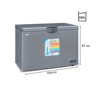 SMART TECHNOLOGY Congélateur Horizontal - 280 L - AVEC CLE - STCC-320