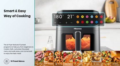 HISENSE FRITEUSE A AIR 6.7L NET - DIGITAL - H06AFBS2S3