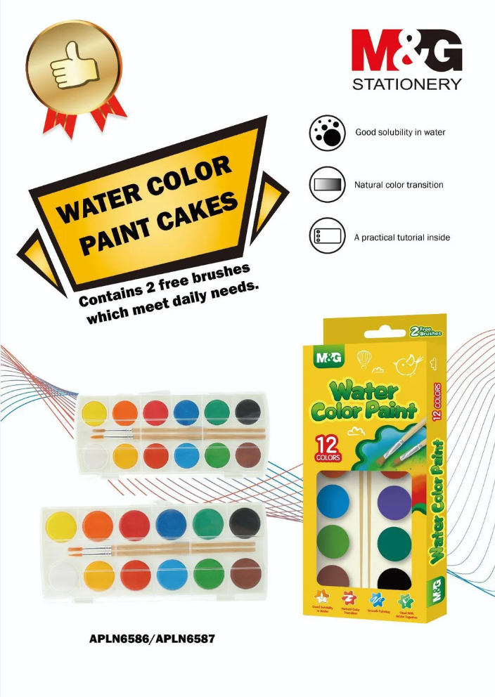 M&G Peinture à Eau - 12 couleurs