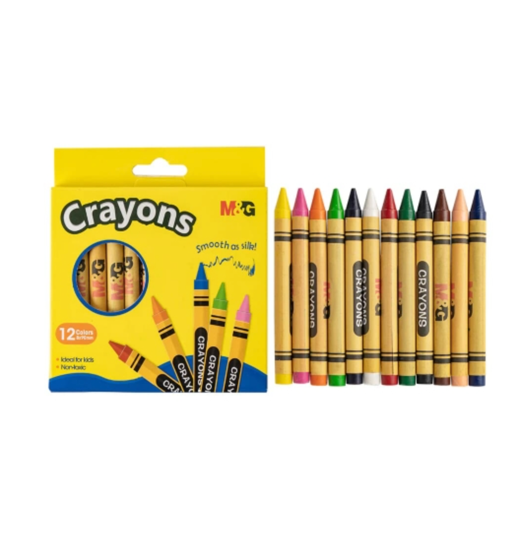 M&G Crayons de couleur - Pack de 12